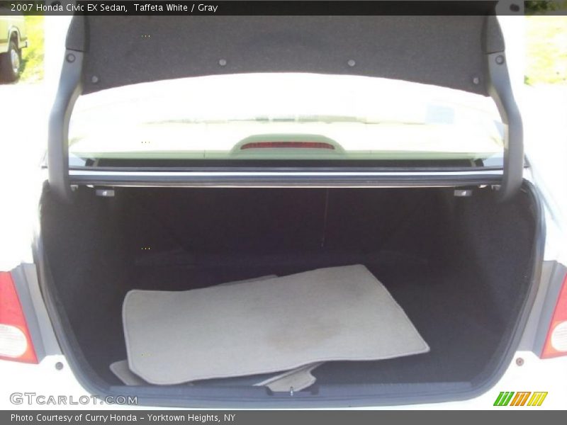 Taffeta White / Gray 2007 Honda Civic EX Sedan