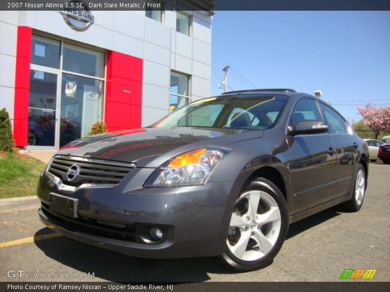 Dark Slate Metallic / Frost 2007 Nissan Altima 3.5 SE