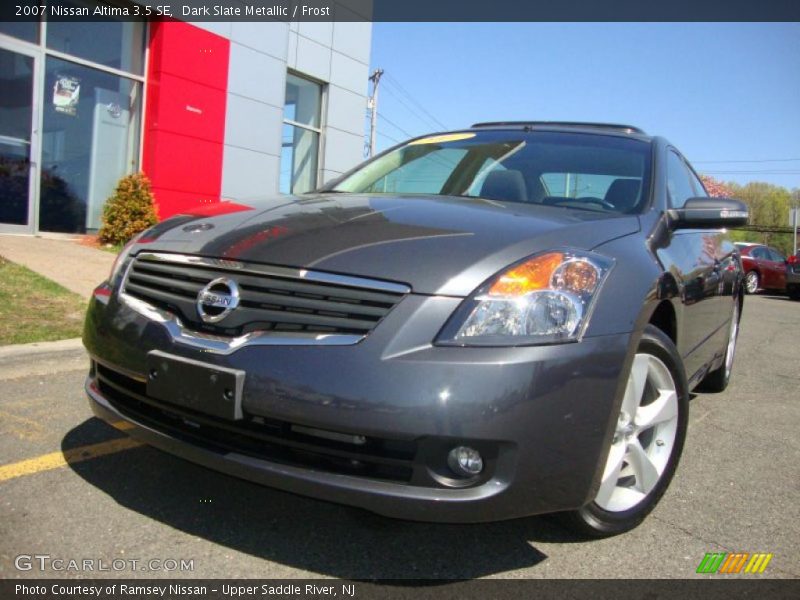 Dark Slate Metallic / Frost 2007 Nissan Altima 3.5 SE