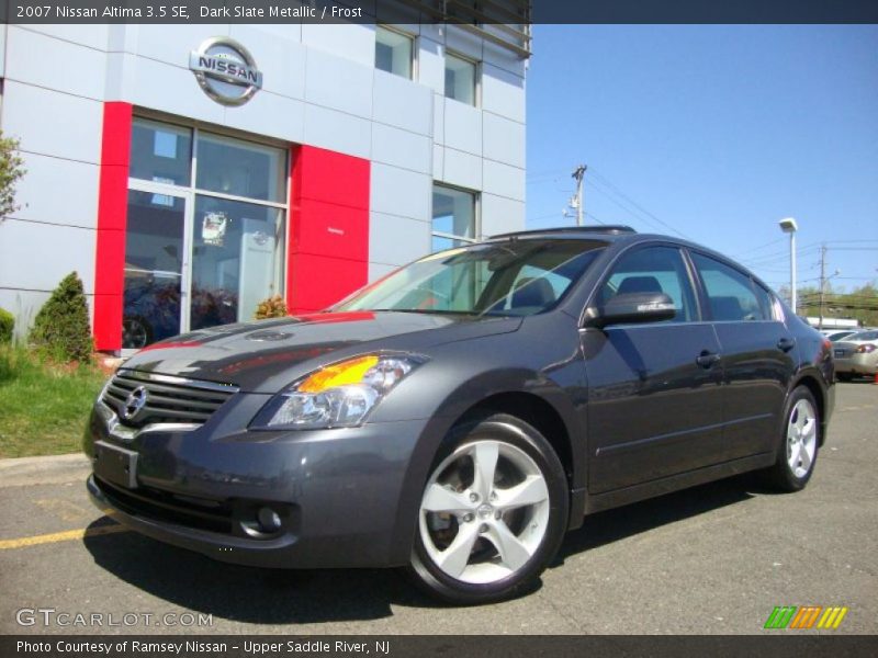 Dark Slate Metallic / Frost 2007 Nissan Altima 3.5 SE