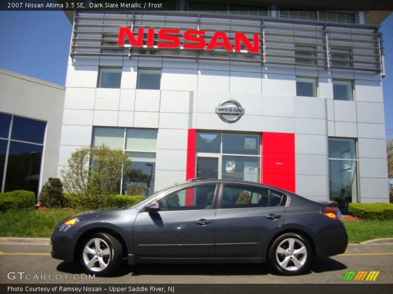 Dark Slate Metallic / Frost 2007 Nissan Altima 3.5 SE