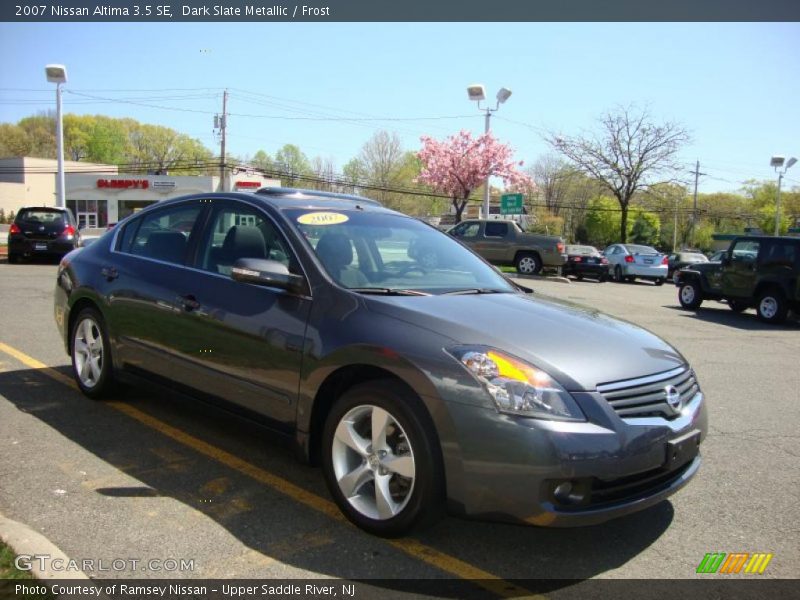 Dark Slate Metallic / Frost 2007 Nissan Altima 3.5 SE