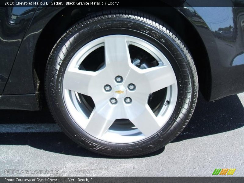 Black Granite Metallic / Ebony 2010 Chevrolet Malibu LT Sedan