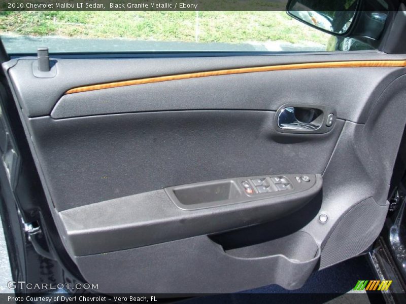 Black Granite Metallic / Ebony 2010 Chevrolet Malibu LT Sedan