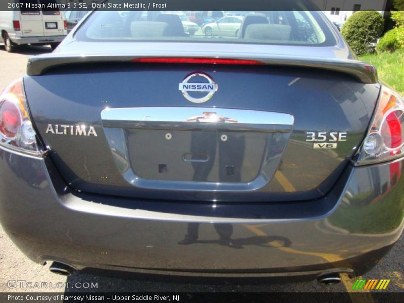 Dark Slate Metallic / Frost 2007 Nissan Altima 3.5 SE