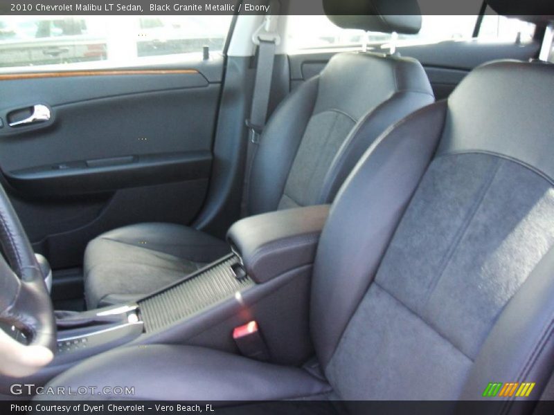 Black Granite Metallic / Ebony 2010 Chevrolet Malibu LT Sedan