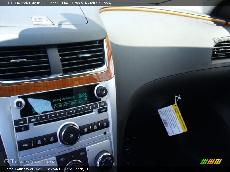 Black Granite Metallic / Ebony 2010 Chevrolet Malibu LT Sedan