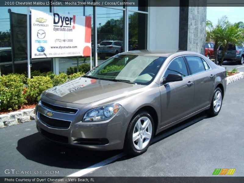 Mocha Steel Metallic / Cocoa/Cashmere 2010 Chevrolet Malibu LS Sedan