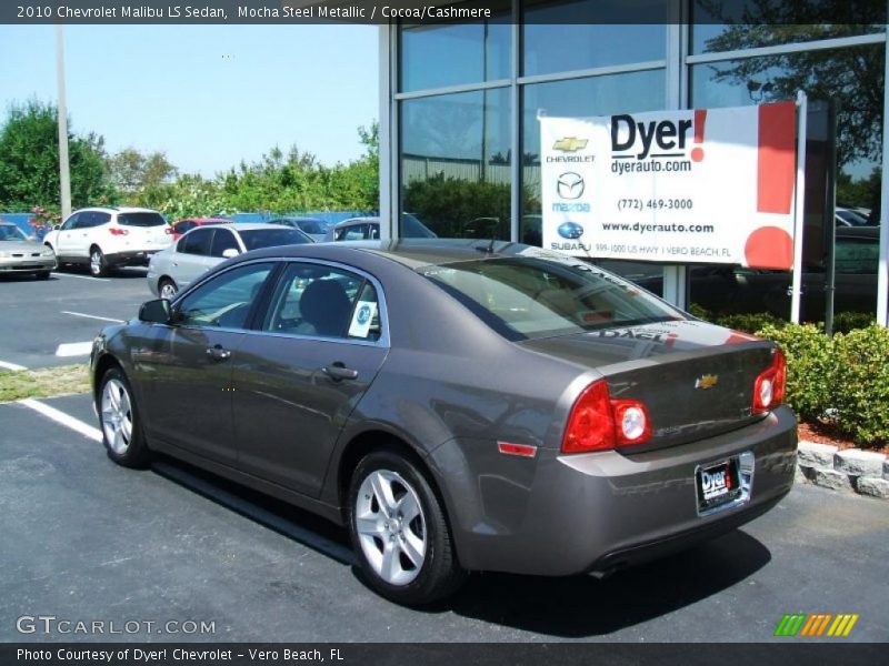 Mocha Steel Metallic / Cocoa/Cashmere 2010 Chevrolet Malibu LS Sedan