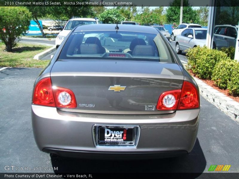 Mocha Steel Metallic / Cocoa/Cashmere 2010 Chevrolet Malibu LS Sedan