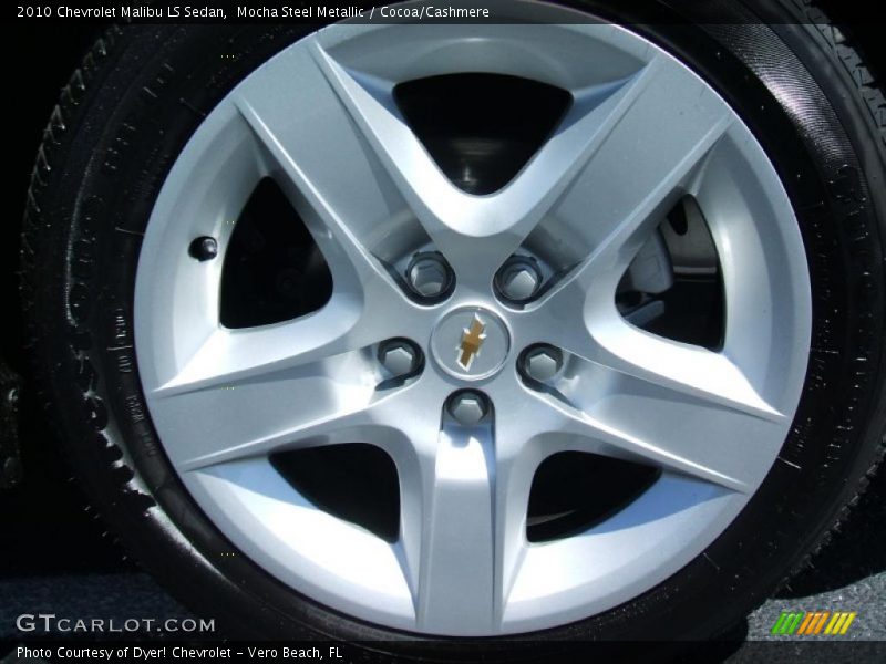 Mocha Steel Metallic / Cocoa/Cashmere 2010 Chevrolet Malibu LS Sedan
