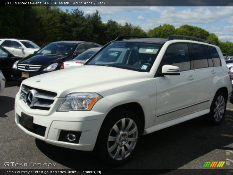 Arctic White / Black 2010 Mercedes-Benz GLK 350 4Matic