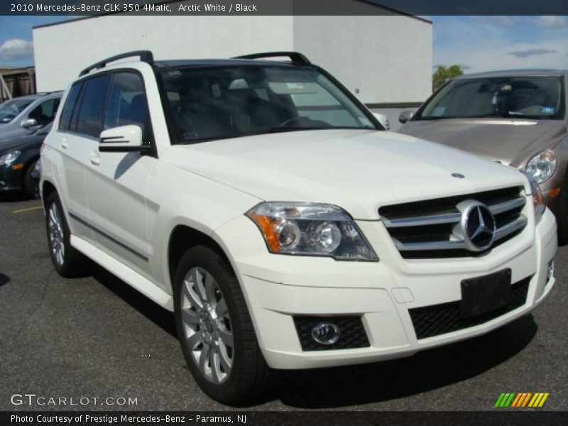 Arctic White / Black 2010 Mercedes-Benz GLK 350 4Matic