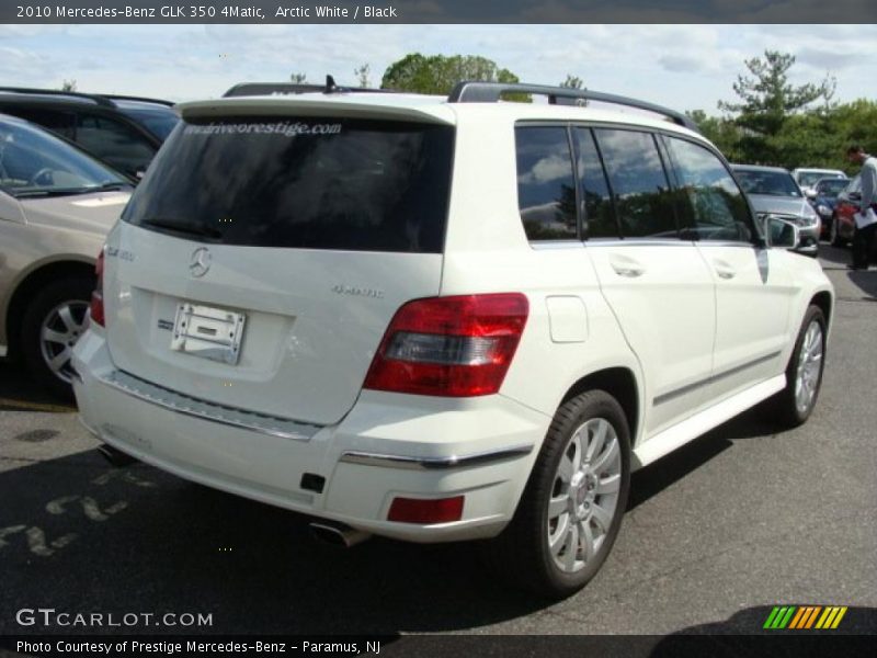 Arctic White / Black 2010 Mercedes-Benz GLK 350 4Matic