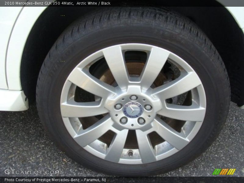 Arctic White / Black 2010 Mercedes-Benz GLK 350 4Matic
