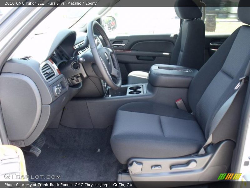 Pure Silver Metallic / Ebony 2010 GMC Yukon SLE