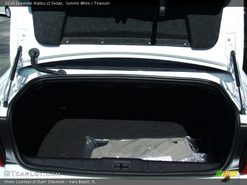 Summit White / Titanium 2010 Chevrolet Malibu LS Sedan