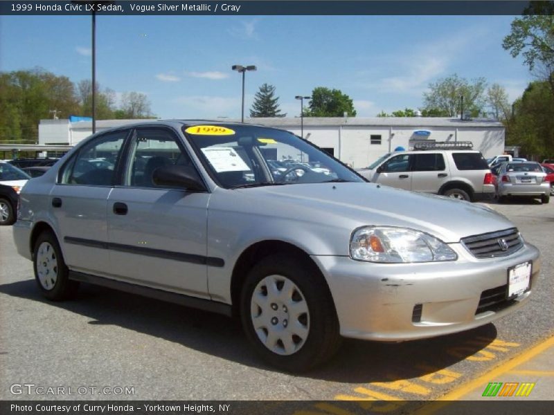 Vogue Silver Metallic / Gray 1999 Honda Civic LX Sedan