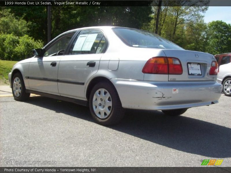 Vogue Silver Metallic / Gray 1999 Honda Civic LX Sedan