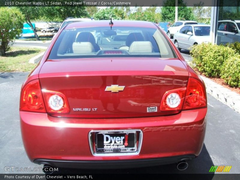 Red Jewel Tintcoat / Cocoa/Cashmere 2010 Chevrolet Malibu LT Sedan
