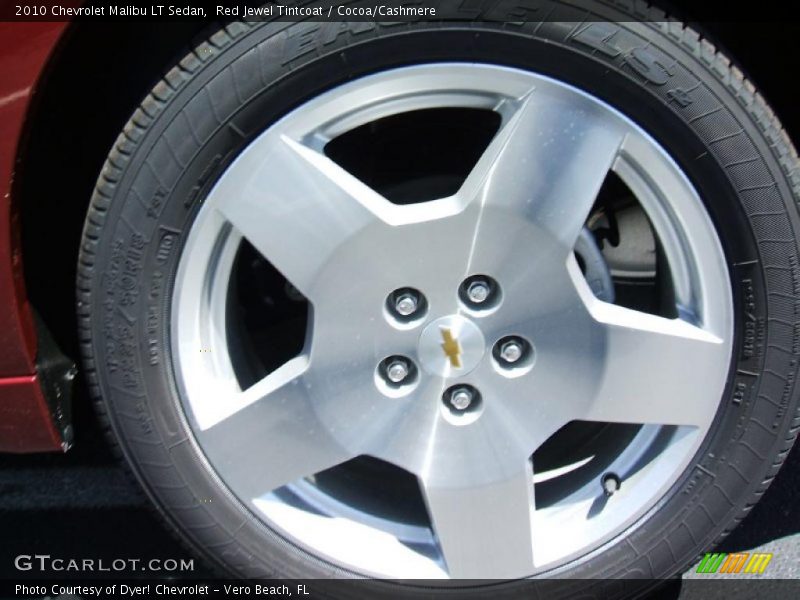 Red Jewel Tintcoat / Cocoa/Cashmere 2010 Chevrolet Malibu LT Sedan