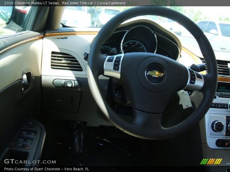 Red Jewel Tintcoat / Cocoa/Cashmere 2010 Chevrolet Malibu LT Sedan