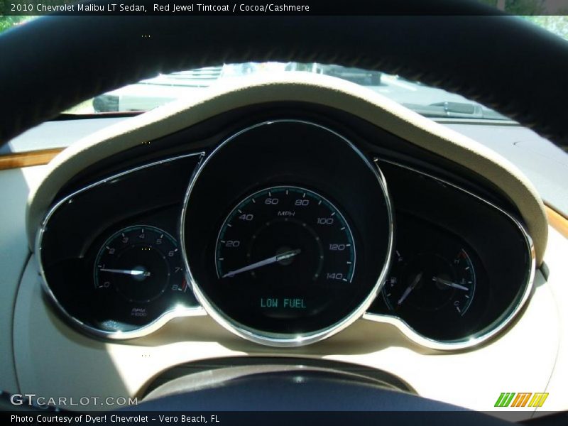 Red Jewel Tintcoat / Cocoa/Cashmere 2010 Chevrolet Malibu LT Sedan