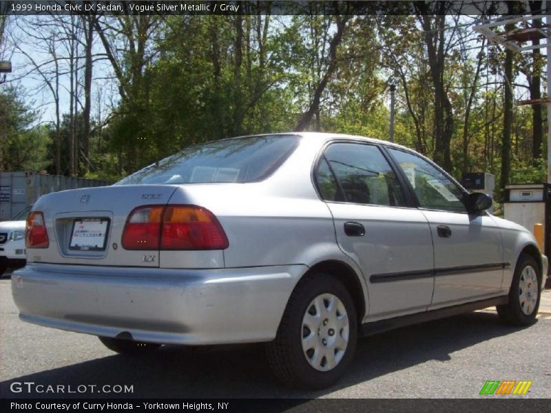 Vogue Silver Metallic / Gray 1999 Honda Civic LX Sedan