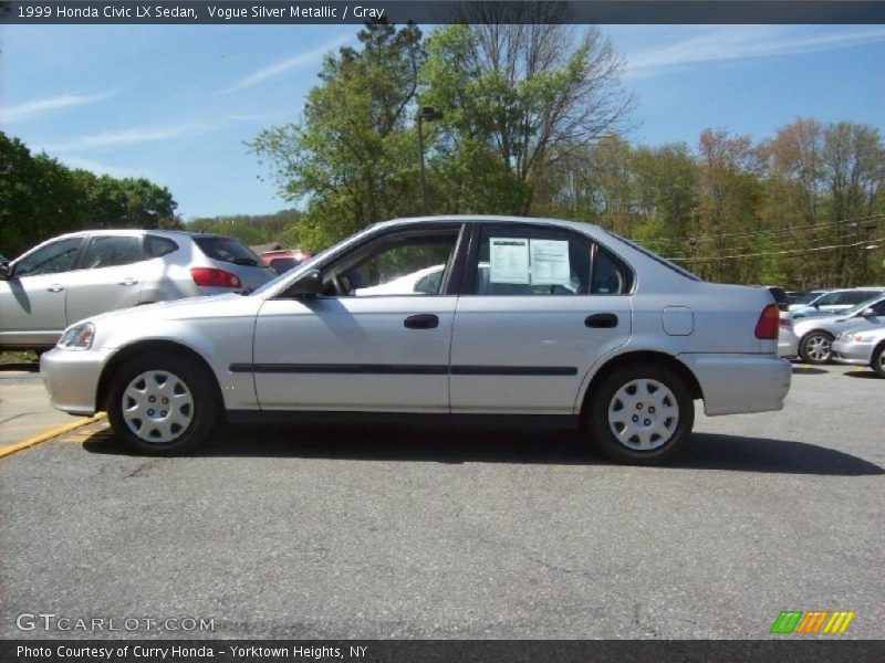 Vogue Silver Metallic / Gray 1999 Honda Civic LX Sedan