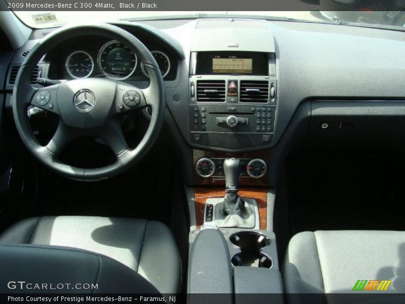 Black / Black 2009 Mercedes-Benz C 300 4Matic