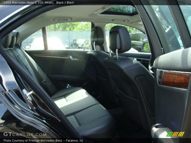 Black / Black 2009 Mercedes-Benz C 300 4Matic