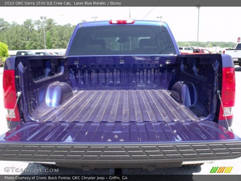 Laser Blue Metallic / Ebony 2010 GMC Sierra 1500 SLE Crew Cab