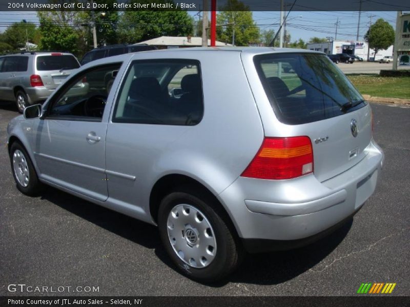 Reflex Silver Metallic / Black 2004 Volkswagen Golf GL 2 Door