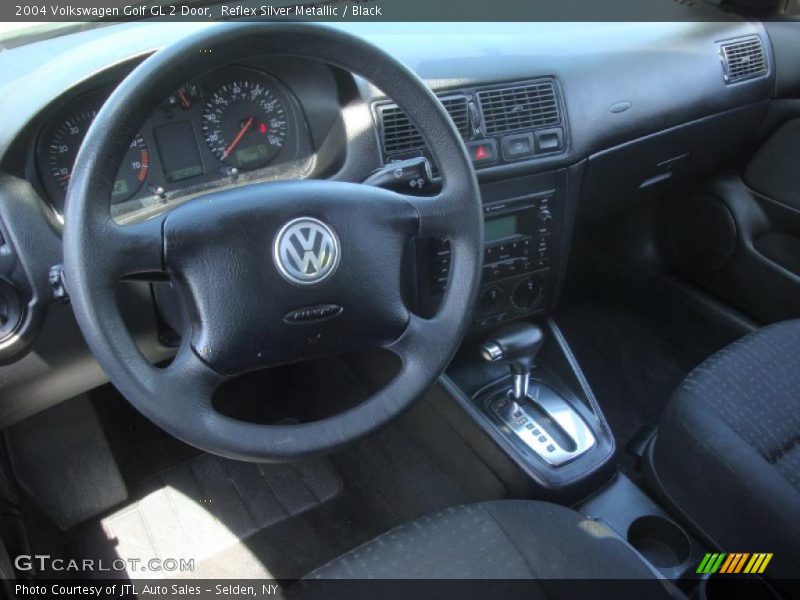 Reflex Silver Metallic / Black 2004 Volkswagen Golf GL 2 Door