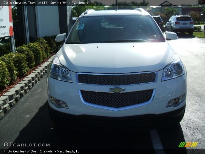 Summit White / Cashmere 2010 Chevrolet Traverse LTZ