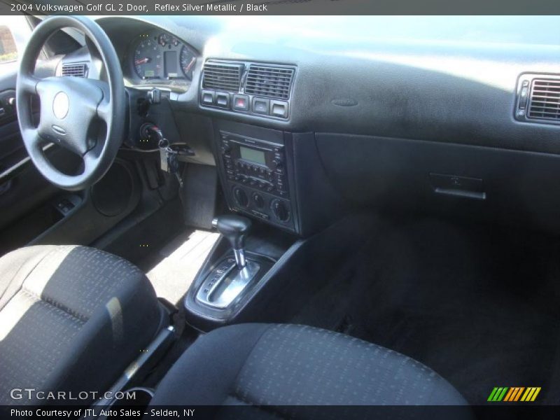 Reflex Silver Metallic / Black 2004 Volkswagen Golf GL 2 Door