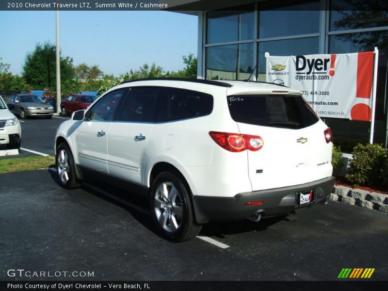 Summit White / Cashmere 2010 Chevrolet Traverse LTZ