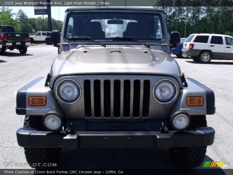 Light Khaki Metallic / Khaki 2003 Jeep Wrangler Rubicon 4x4