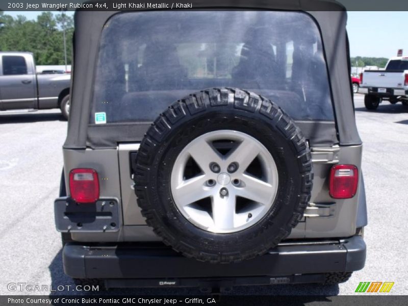 Light Khaki Metallic / Khaki 2003 Jeep Wrangler Rubicon 4x4