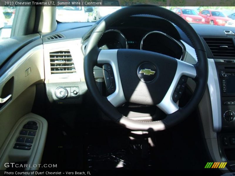 Summit White / Cashmere 2010 Chevrolet Traverse LTZ