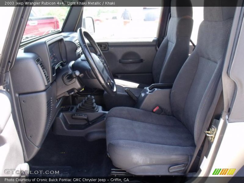 Light Khaki Metallic / Khaki 2003 Jeep Wrangler Rubicon 4x4