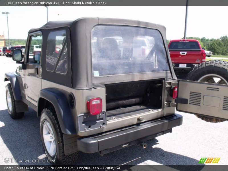 Light Khaki Metallic / Khaki 2003 Jeep Wrangler Rubicon 4x4