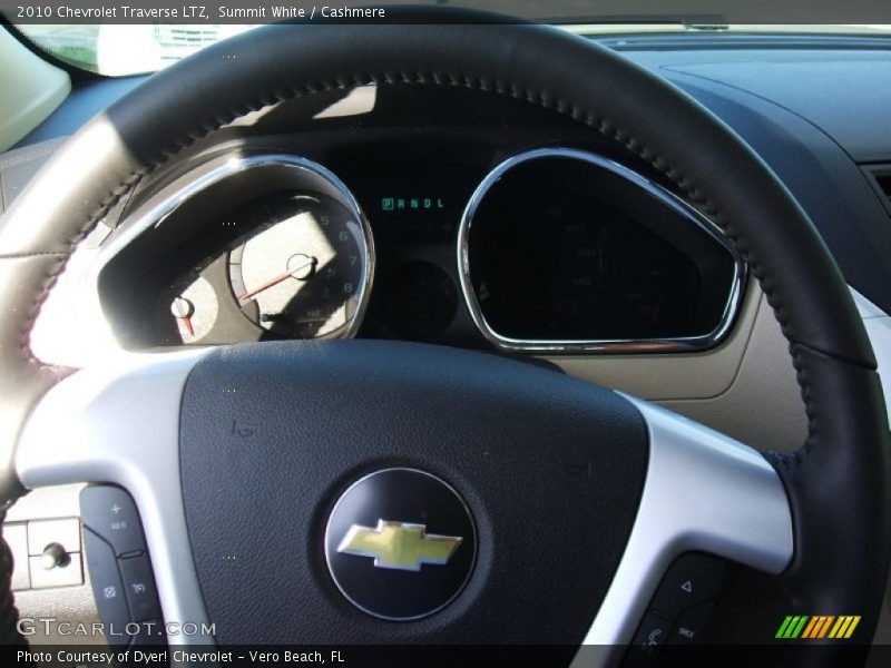 Summit White / Cashmere 2010 Chevrolet Traverse LTZ