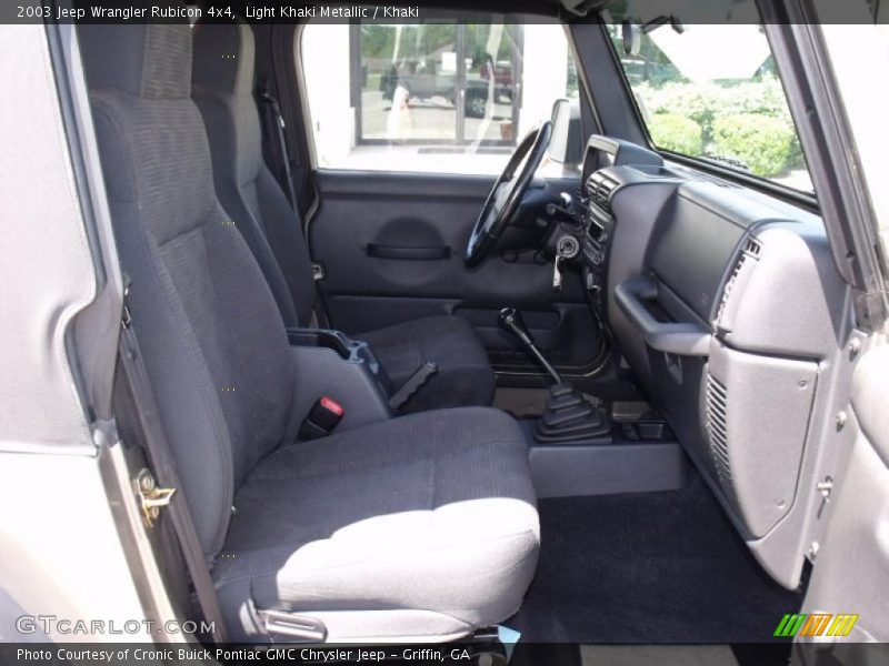 Light Khaki Metallic / Khaki 2003 Jeep Wrangler Rubicon 4x4
