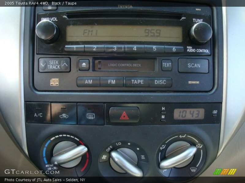 Black / Taupe 2005 Toyota RAV4 4WD