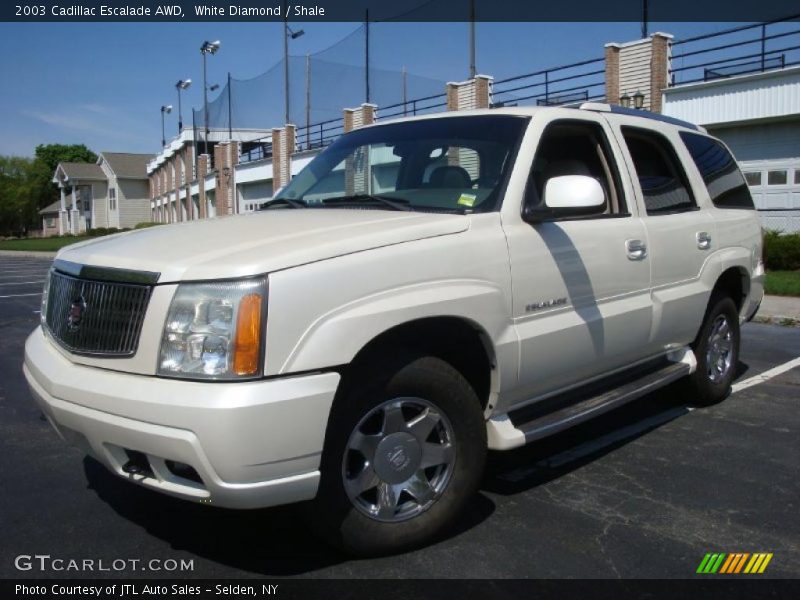 White Diamond / Shale 2003 Cadillac Escalade AWD