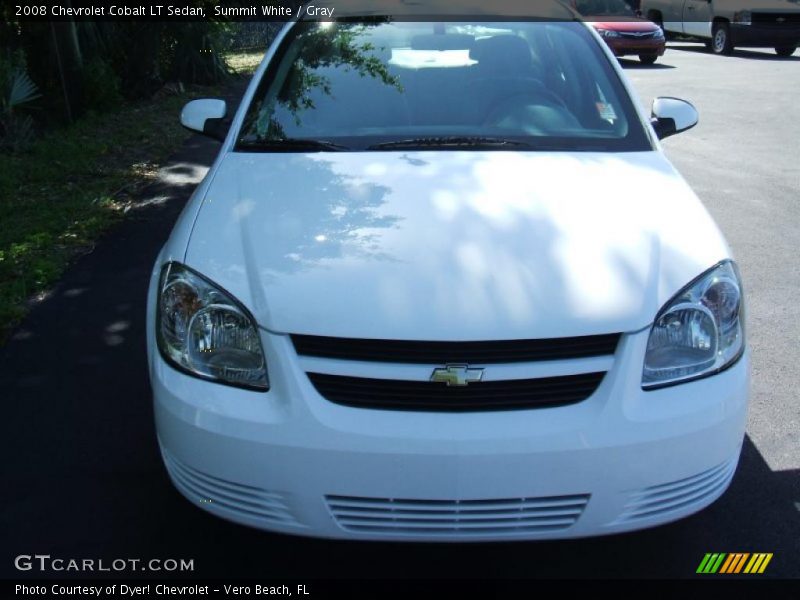 Summit White / Gray 2008 Chevrolet Cobalt LT Sedan