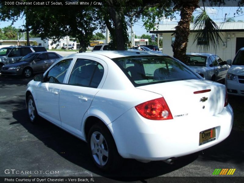 Summit White / Gray 2008 Chevrolet Cobalt LT Sedan