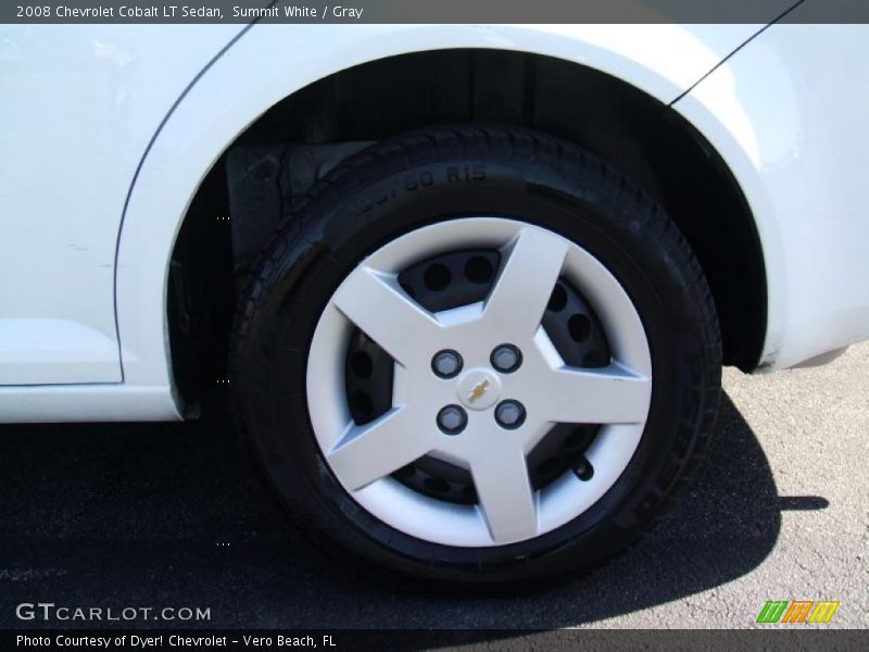 Summit White / Gray 2008 Chevrolet Cobalt LT Sedan