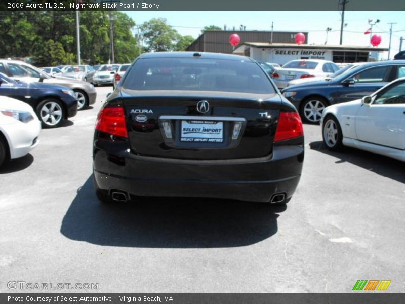 Nighthawk Black Pearl / Ebony 2006 Acura TL 3.2